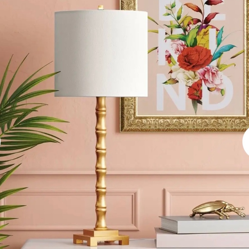 Brand New in Box OPALHOUSE Gold Bamboo Stem Lamp